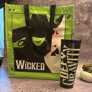 Wicked Tote Bag and Starbucks Coffee Gravity Tumbler